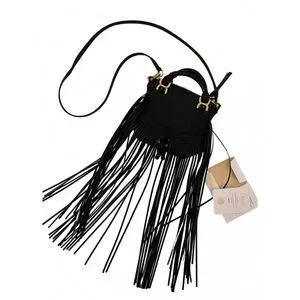 ISO Black Chloe Mini Marcie Fringe Bag
